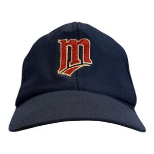 Vintage Minnesota Twins MLB Snapback Hat (Missing Snap Pegs) Baseball Cap